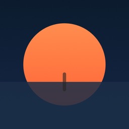The Solarday app icon. A sun sitting on a horizon.